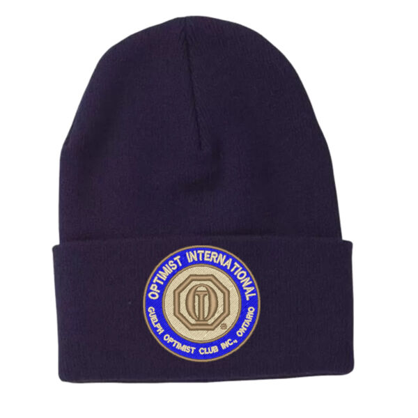 Embroidered Knit Cuff Toque Thumbnail